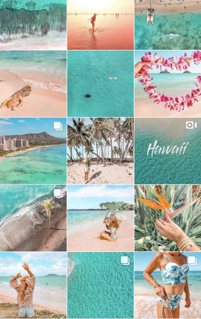 Instagram Lightroomで砂浜をピンクにする加工のプリセット Lilly Blog